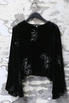 MUTEDANCE velvet bell cuffs shirt MD24SS37 PM164